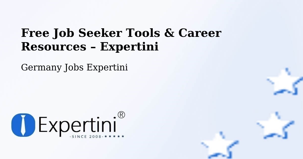 Free Job Seeker Tools & Career Resources – Wernigerode - Wernigerode, Germany Jobs Expertini