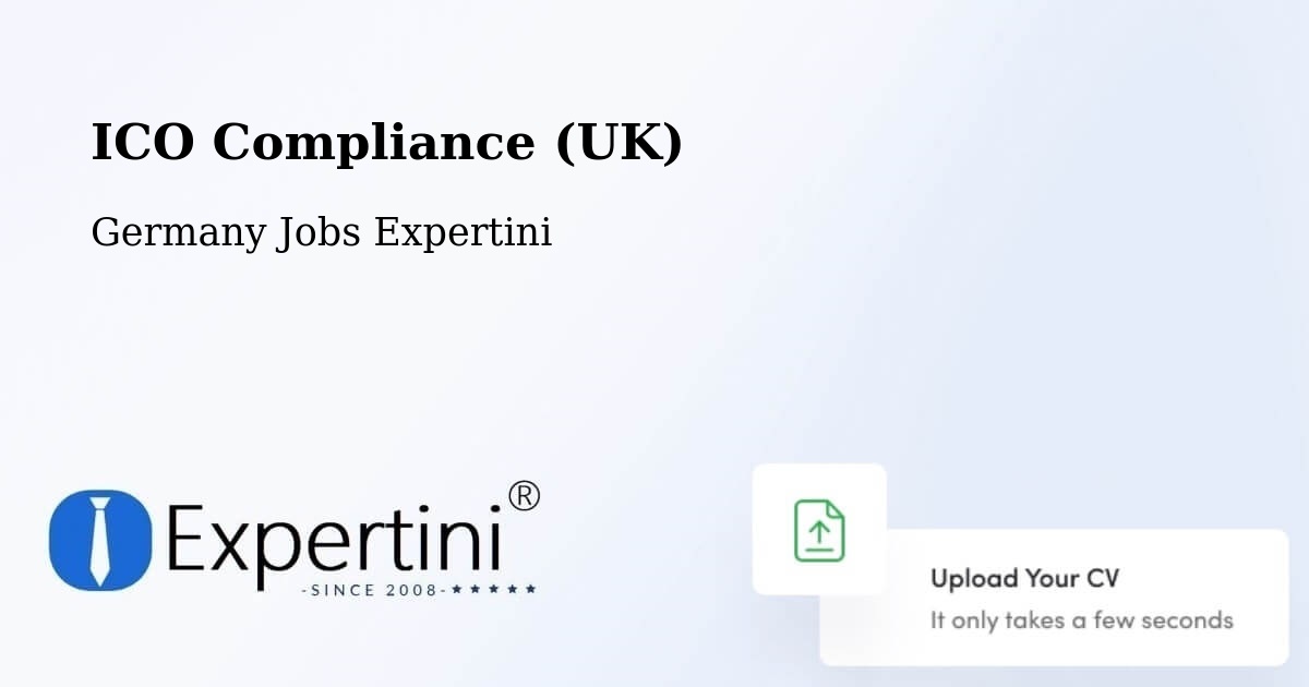 UK Data Protection & ICO Compliance – Wernigerode - Germany Jobs Expertini